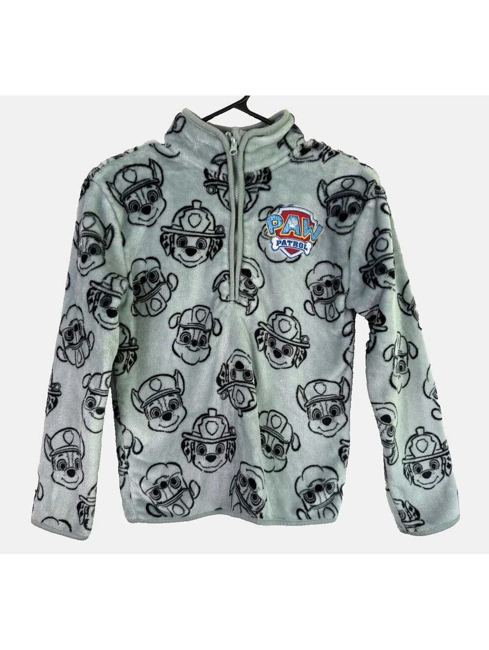 Paw Patrol Boys Full Zip Fleece Sweater Sz 10-12 - Super Soft and Cozy